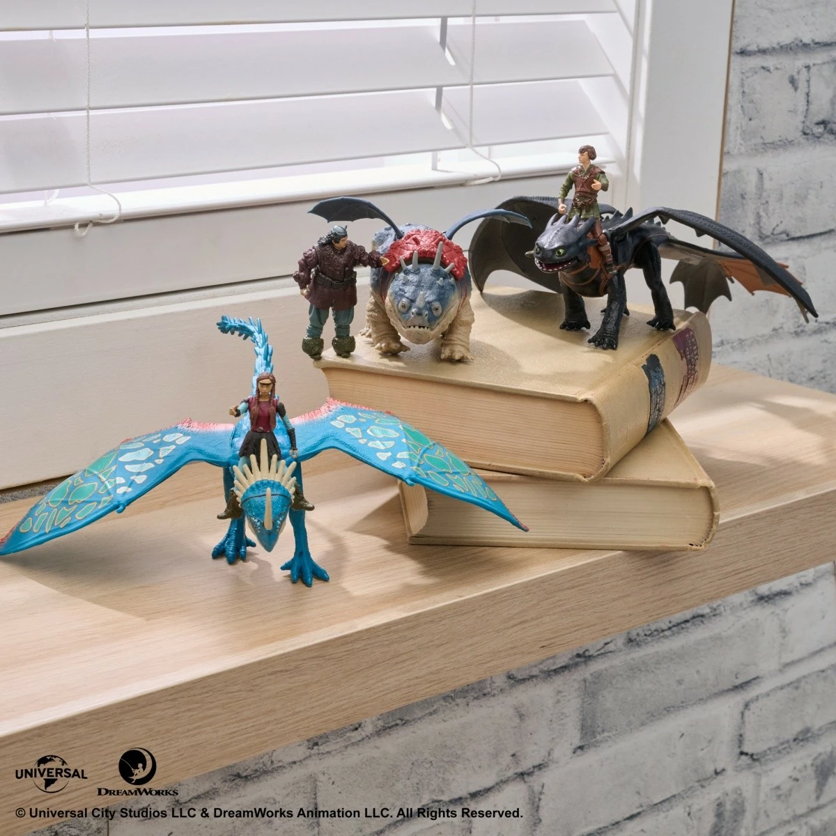 Set figurina Spin Master How to Train Your Dragon, Deadly Nadder + Astrid, plastikë