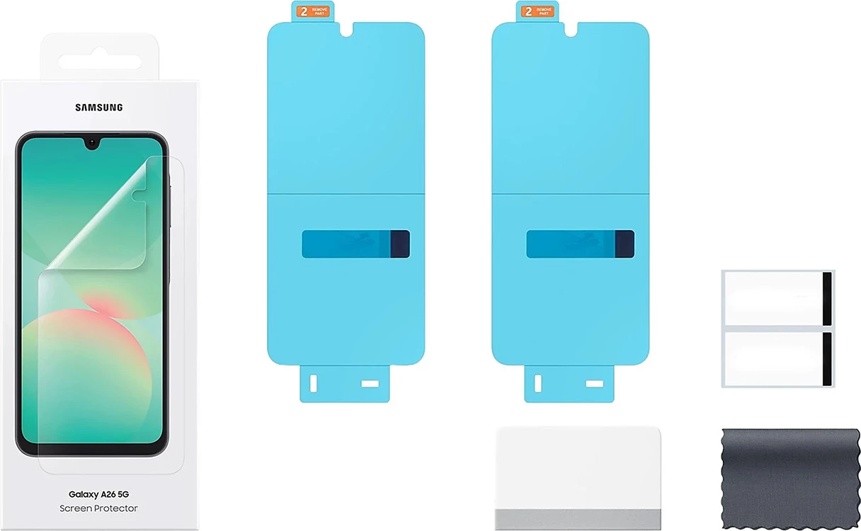 Foli mbrojtëse Samsung EF-UA266CTEGWW për Samsung Galaxy A26 5G, transparente