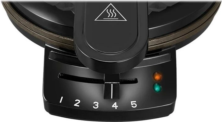 gofrera UNOLD Diamond 48235 rregullim temperature pllaka jo ngjitëse forma zemër zezë