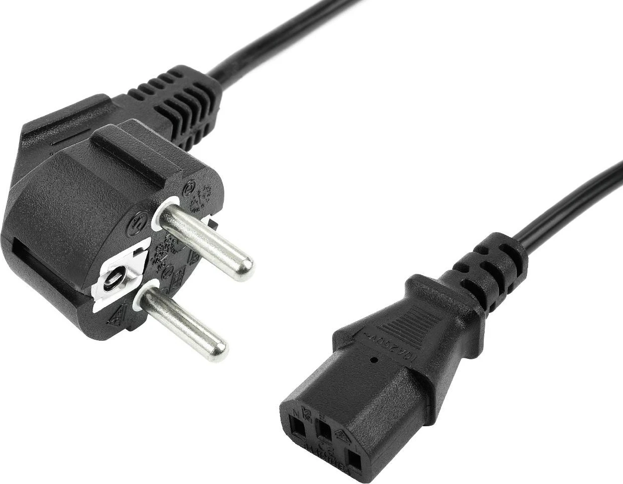 Kabllo fuqie Accura Schuko - C13, 10.0m, e zezë