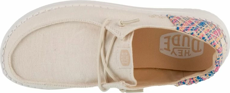 Këpucë për femra Hey Dude, të bardha