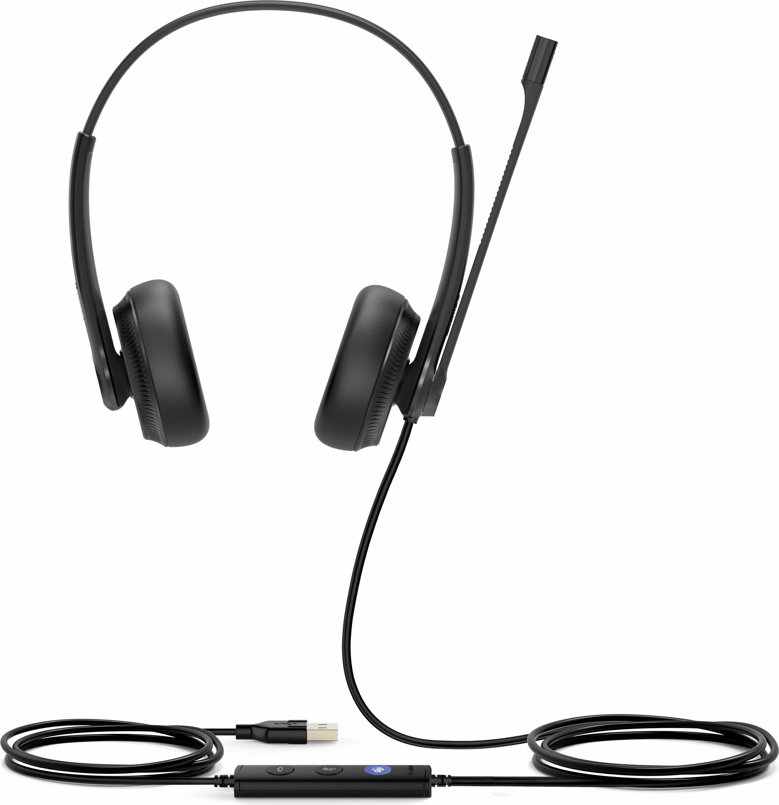 Kufje Yealink UH34 Dual Teams, Wired, 20 - 20000 Hz, 118 g, E zezë