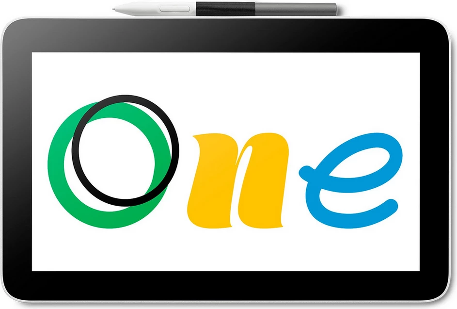 tablet grafik me ekran, Wacom One DTC121W0B, 12 inç, madhësi S, Silver/Black