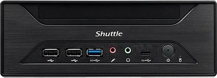 Kasë Shuttle Barebone XPC slim XH610, LGA1200, 2xSODIMM DDR4, 2xM.2, 3xSATA, 1xHDMI, 1xDP, 1xVGA, e zezë