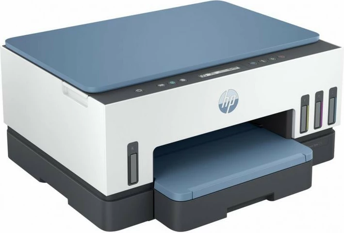 Pajisje multifunksionale HP Smart Tank 725, 28B51A, printim me ngjyra, USB, Blu/Bardhë