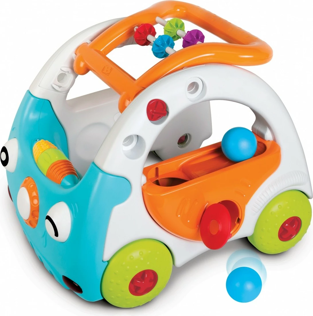 Lodër walker 3-në-1 B-kids Sensory, për fëmijë të vegjël, Multicolour