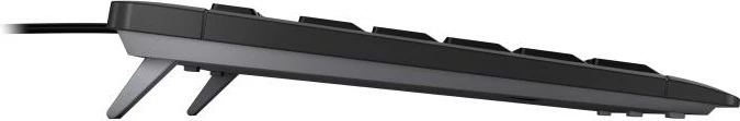 Tastierë, Cherry, STREAM KEYBOARD TKL JK-8600FR-2 (JK8600FR2), USB me kabllo, TKL pa numpad, layout AZERTY, me taste të qeta SX, e zezë