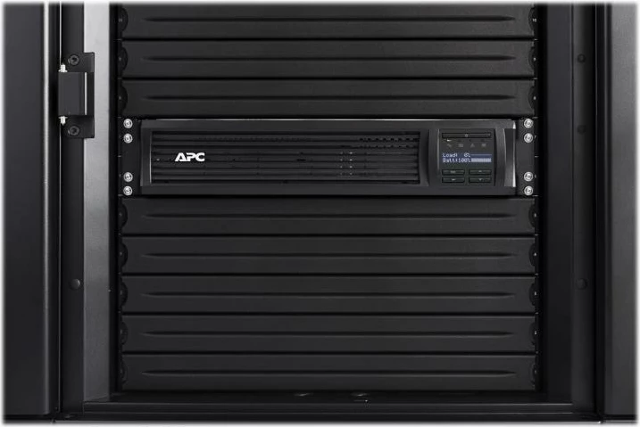 UPS rack, APC Smart-UPS SMT750RMI2UC, kohë rezervë 4–9 min, USB, e zezë