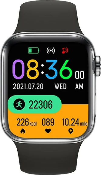 Smartwatch Tracer TW7-BK FUN, 1.83", Bluetooth, IP65, e zezë