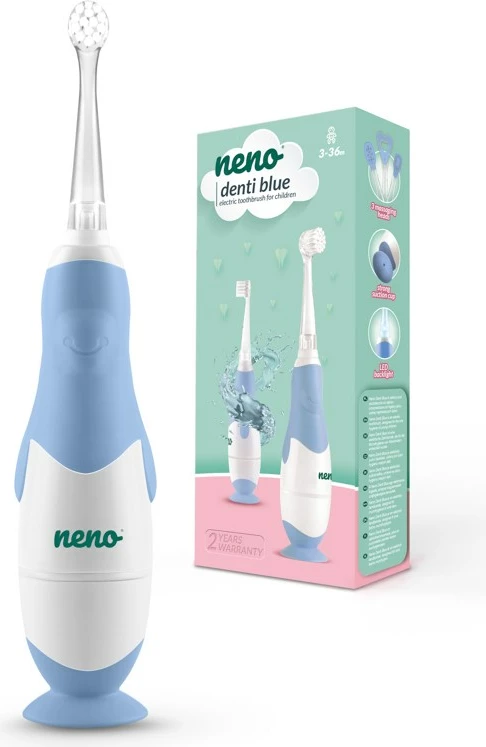 Furçë dhëmbësh elektronike neno Denti Blue për fëmijë, Blu