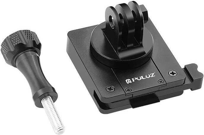 Mbajtës helmete Puluz PU935B për kamera sportive, aliazh alumini, i zi