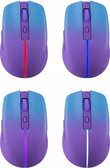 Maus pa tela Defender MM-301 Mystery, Bluetooth/USB, 1600DPI, Violet