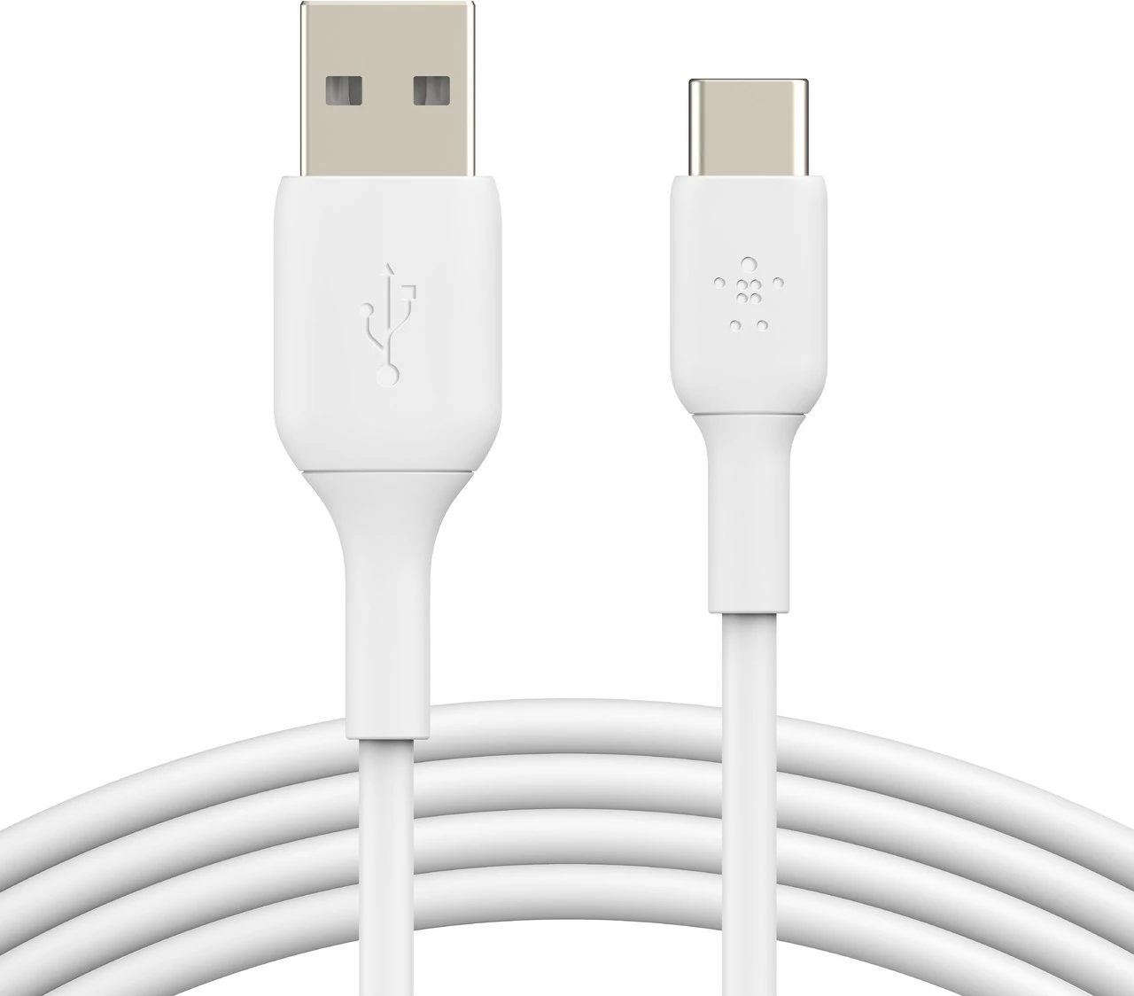 Kabllo Belkin BoostCharge, 1 m, USB A në USB C, Bardhë
