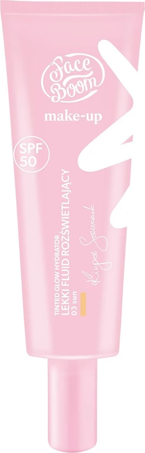 Fluid me ngjyrë për fytyrë Face Boom Tinted Glow Hydrator për femra 03 Sun 30g