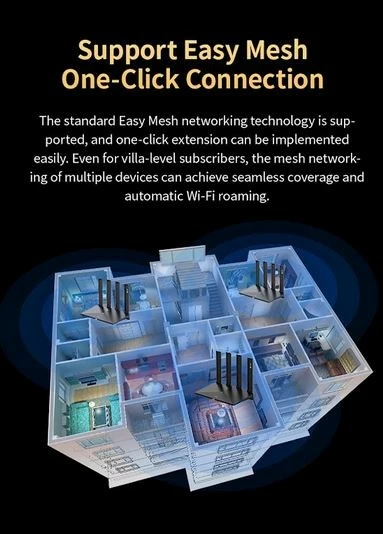 Router ZTE T3000 IDU, Wi-Fi 6, 3000 Mbps, 4 antena, i bardhë