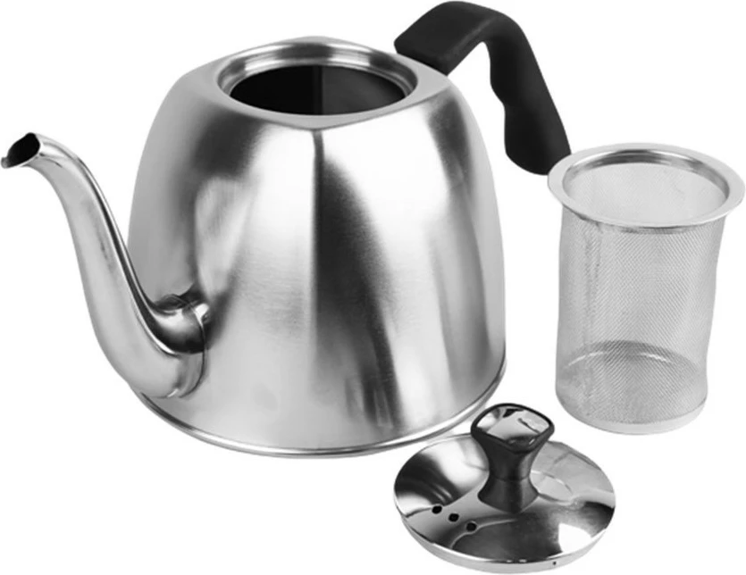 Çajnik Feel-Maestro MR-1333-TEA, 1.1L, çelik inox, i zi/argjendtë