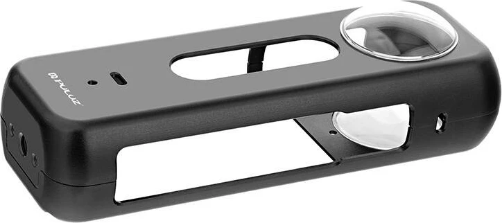 Kasë metalike mbrojtëse Puluz PU990B për Insta360 X4 me kapak për lente, e zezë