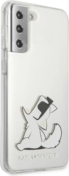 Mbështjellës Karl Lagerfeld Choupette Fun për Samsung Galaxy S21+, Transparent
