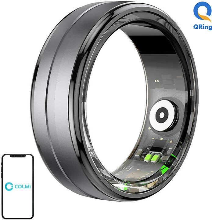 Smartring Colmi R06, 18.9 mm, Black, madhësia 9