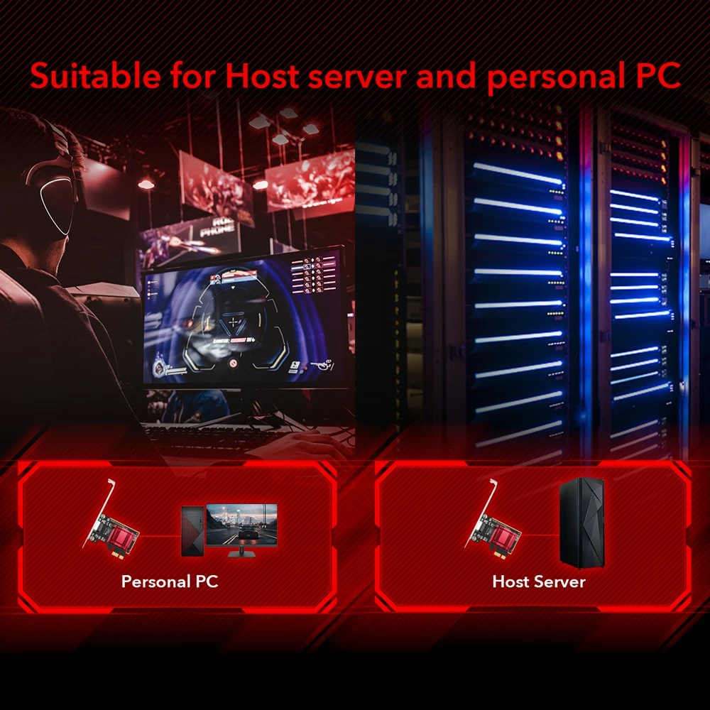 Kartë rrjeti LAN PCIe, Cudy, PE25, 2.5 Gb/s, RTL8125, 1x RJ-45