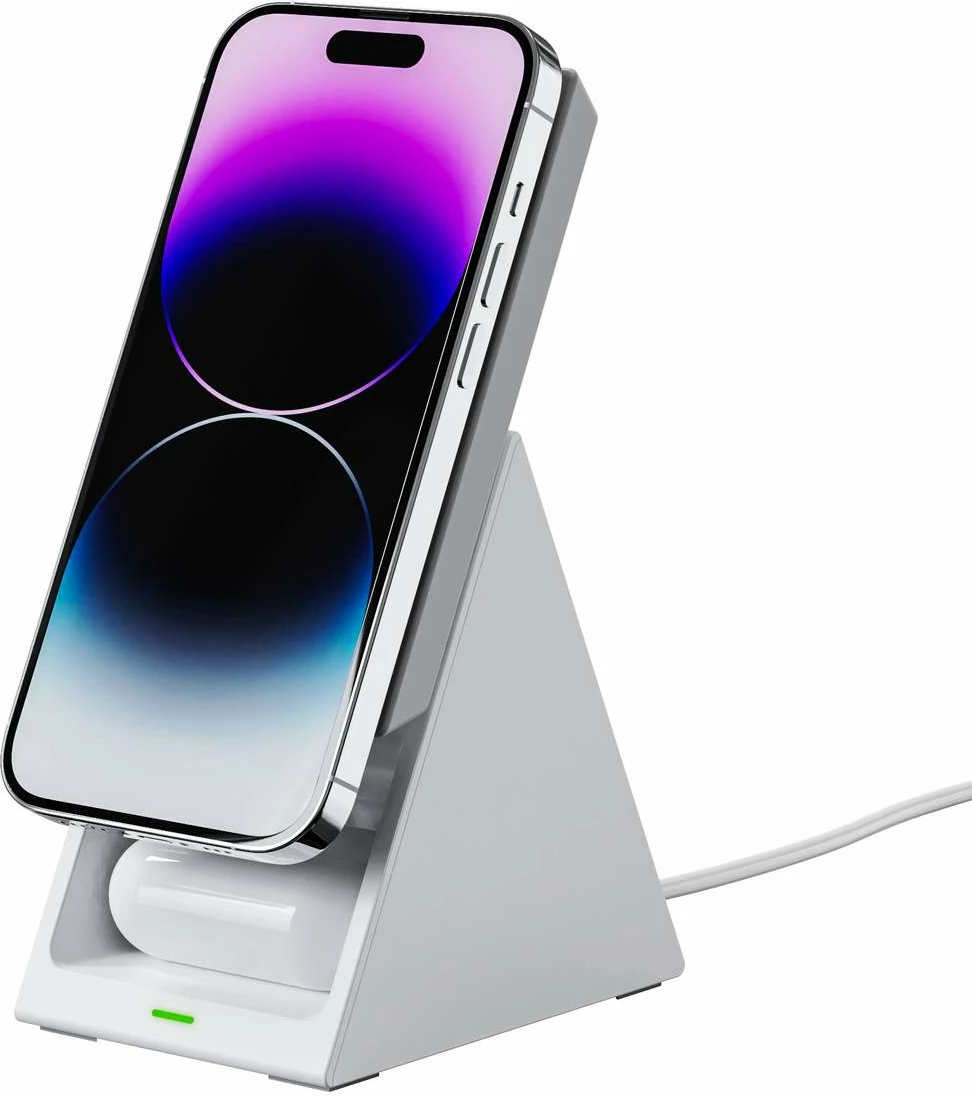 Stacion karikimi wireless 3-në-1 Choetech T600, 15W, i bardhë