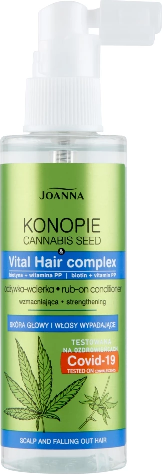 Kondicioner për flokë për femra Joanna Hemp Conditioner-Refresher Strengthening kundër rënies, 100ml