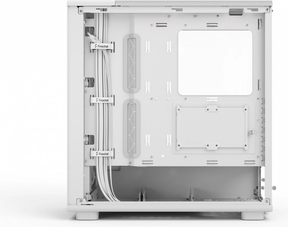 Kasë Fractal Design Epoch White TG Clear Tint, Midi Tower, ATX, e bardhë