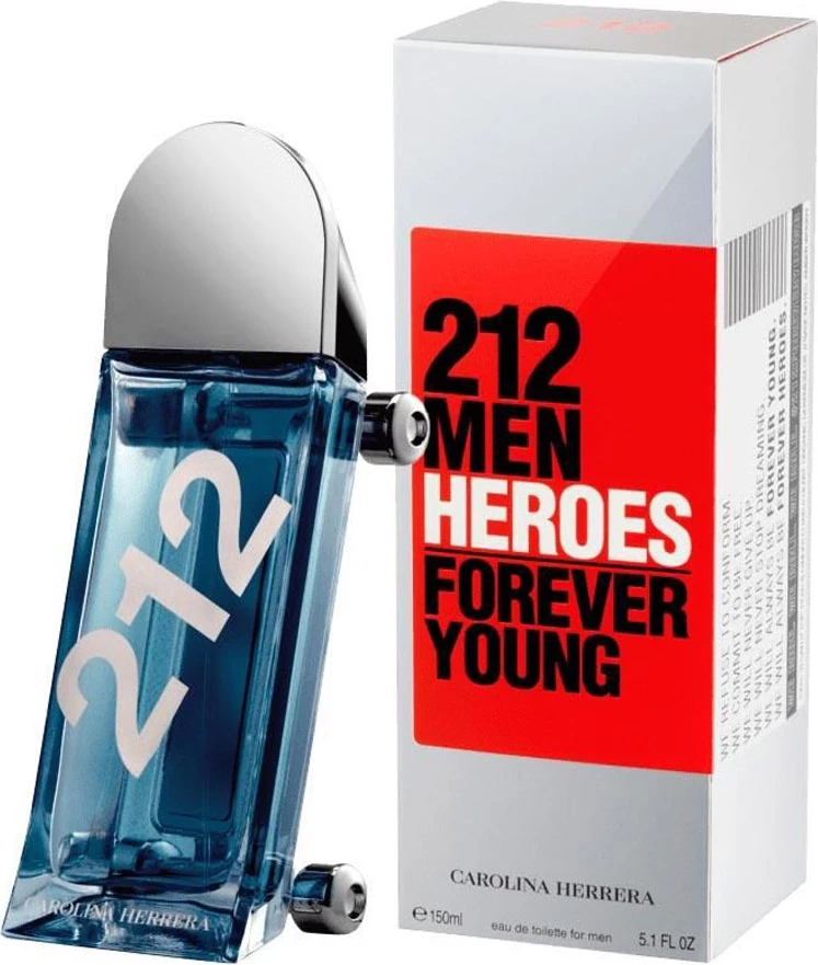 Eau de Toilette për meshkuj Carolina Herrera 212 Heroes Forever Young, 150ml