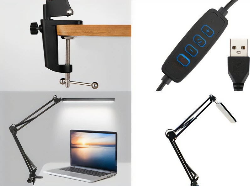 Llambë tavoline Media-Tech FLEX LAMP MT224, LED, e zezë