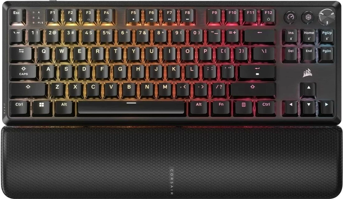 Tastierë mekanike Corsair K70 Core TKL wireless, RGB, MLX Red, e zezë