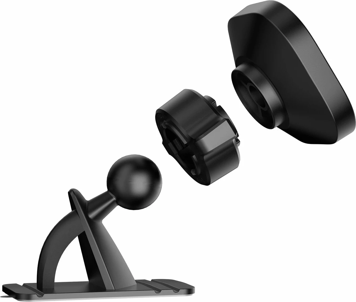 Mbështjellës magnetik për celular Dudao F6C, për makinë, i zi