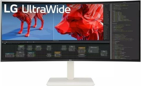 Monitor LG 38WR85QC-W UltraWide 37" i bardhë
