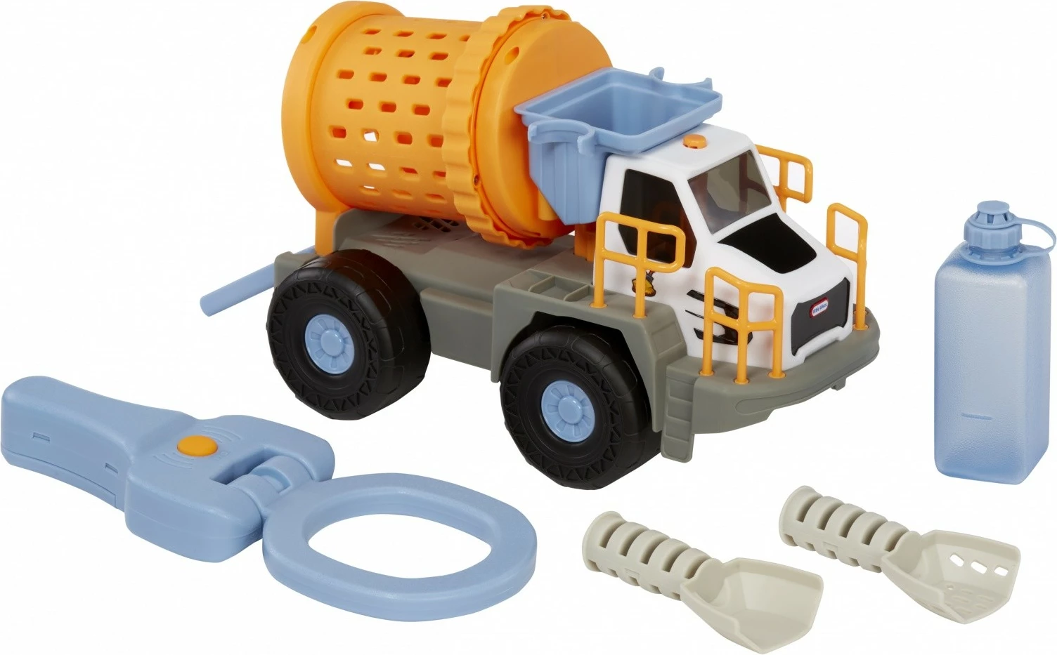 Set kamion minierash Little Tikes Mining Truck Big Adventures, plastikë, 27 cm, azure/gri/portokalli/e bardhë