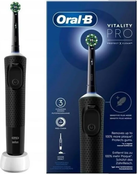Furçë dhëmbësh elektrike Braun Oral-B VITALITY PRO D103, e zezë