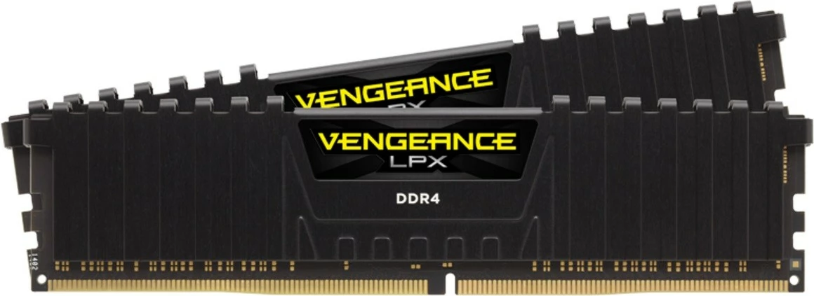 RAM Memorje Corsair Vengeance LPX 32GB (2x16GB), DDR4, 3000MHz, CL16, e zezë