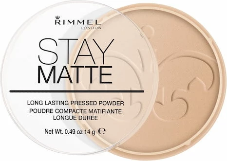 Pudër kompakte Rimmel Stay Matte 004 Sandstorm 14g