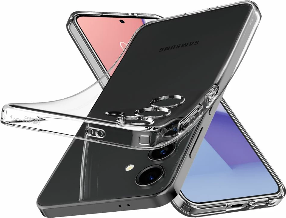 Mbështjellës Spigen Liquid Crystal për Samsung Galaxy S24, Transparent