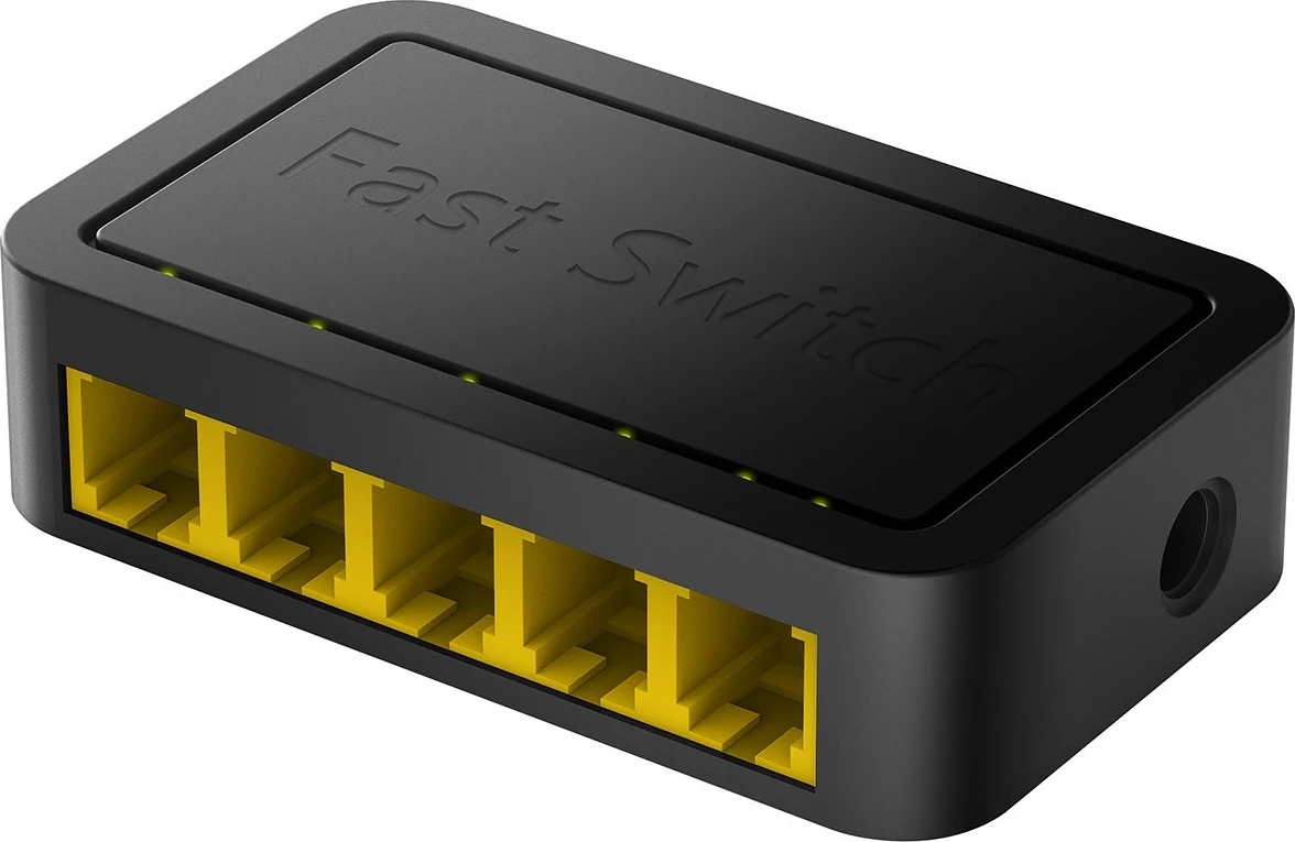 Switch Cudy FS105D, Fast Ethernet, 5 porte, e zezë