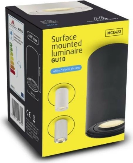Spot ndriçimi Maclean MCE422B, GU10, alumini, i zi