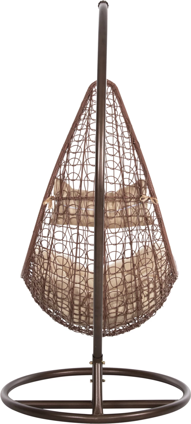 Fole varëse njësh MILLIE, metal ngjyrë kafe, ratan sintetik ngjyrë kafe, Φ95x195H cm