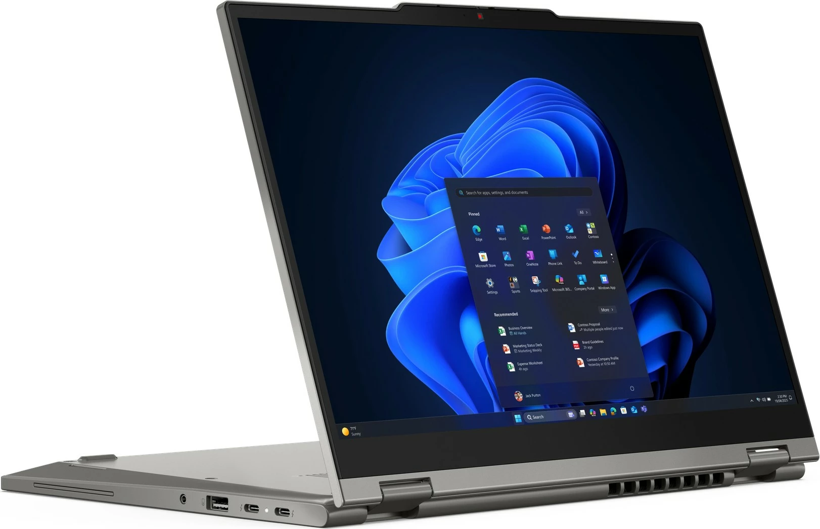 Kompjuter Lenovo ThinkPad L13 2in1, AMD Ryzen 5 PRO, 16GB RAM, 512GB SSD, 13 inç, gri