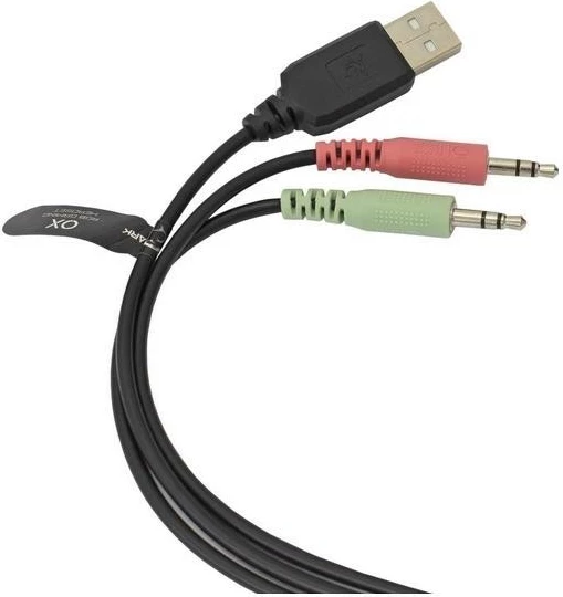 Kufje gaming White Shark GH-2140 Ox, RGB, me mikrofon të ndashëm, të zeza