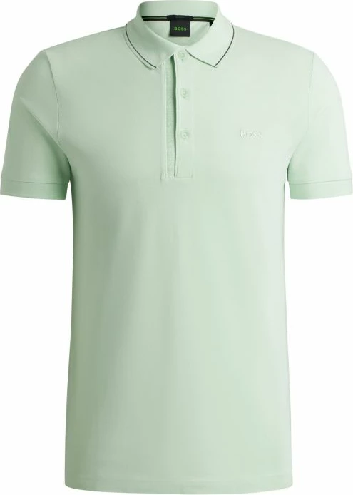 Maicë polo Boss meshkuj, e gjelbër