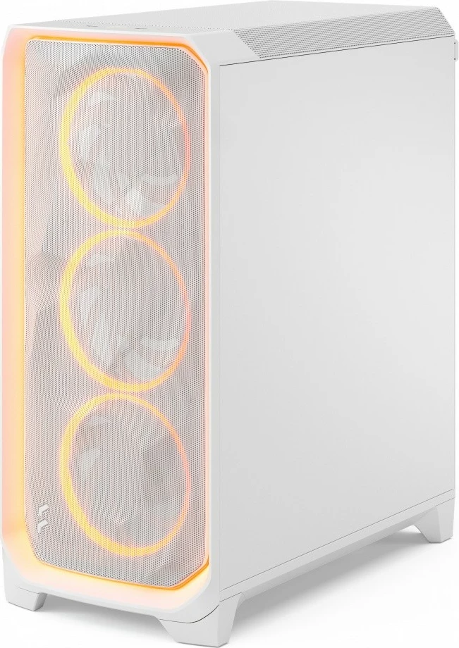 Kasë Fractal Design Meshify 3 Ambience ProRGB White TG Clear, ATX, RGB, Xham i temperuar, E bardhë
