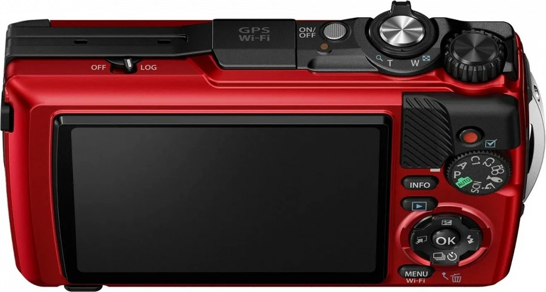 Aparat fotografik Olympus TG-7, kompakt, 12 MP, 4K, i kuq