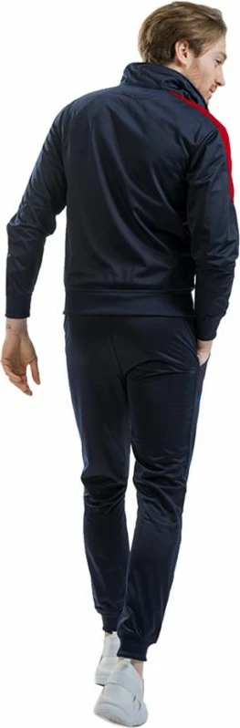 Trenerka për meshkuj Givova, modeli Revolution, ngjyrë blu e errët dhe e kuqe