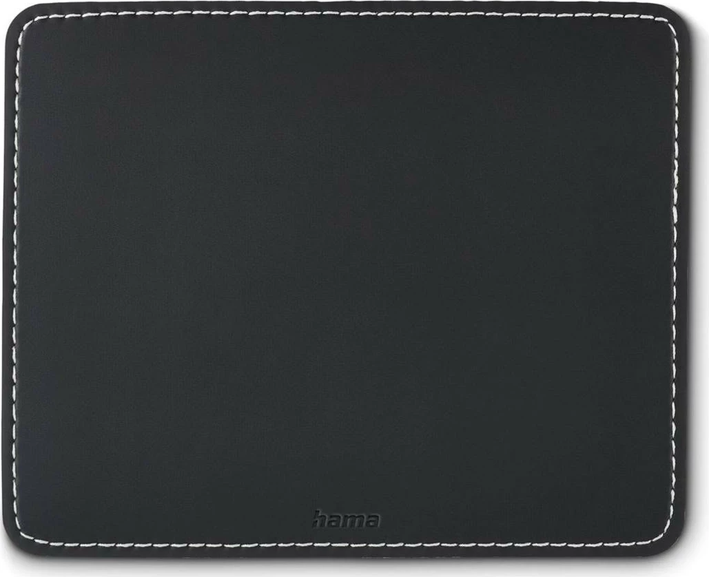 Mauspad Hama Leather Look, e zezë