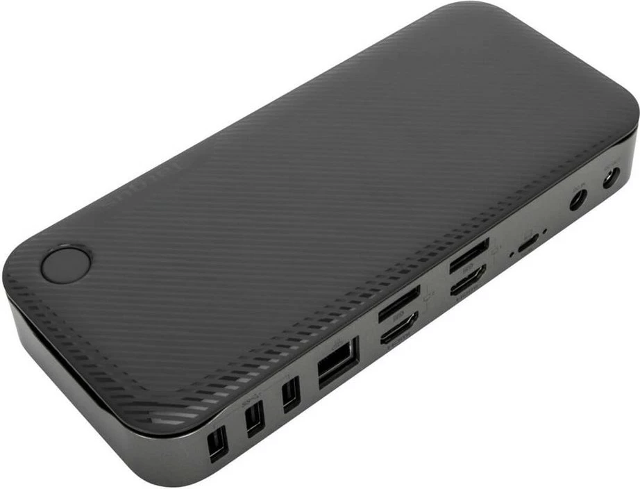 Docking station Targus Hybrid Quad 4K, USB-C, 2x HDMI, 2x DisplayPort, 100W, e zezë