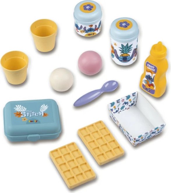 Set lodrash Smoby Stitch Beach Bar, 12 aksesorë, shumëngjyrësh