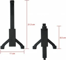 Mbajtës universal për tabletë ART RAMART AX-01, për veturë, 7-10", i zi
